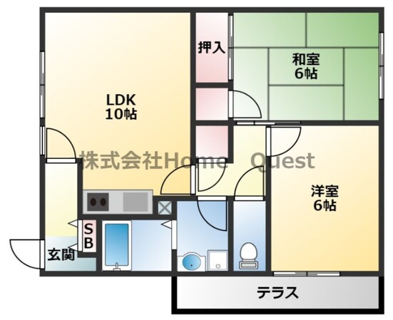 メゾン信貴の物件間取画像